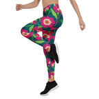 Floral Magenta Leggings
