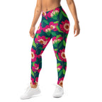 Floral Magenta Leggings