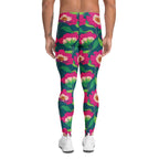 Floral Magenta Men's Leggings