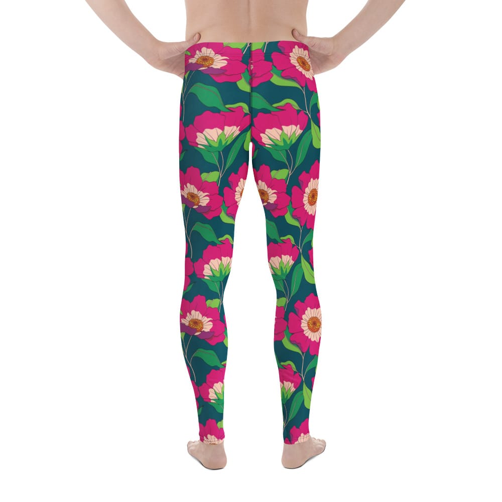 Floral Magenta Men's Leggings