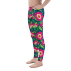Floral Magenta Men's Leggings