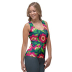 Floral Magenta Tank Top