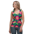 Floral Magenta Tank Top