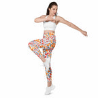 Floral Warmth Leggings With Pockets