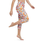 Floral Warmth Yoga Capris
