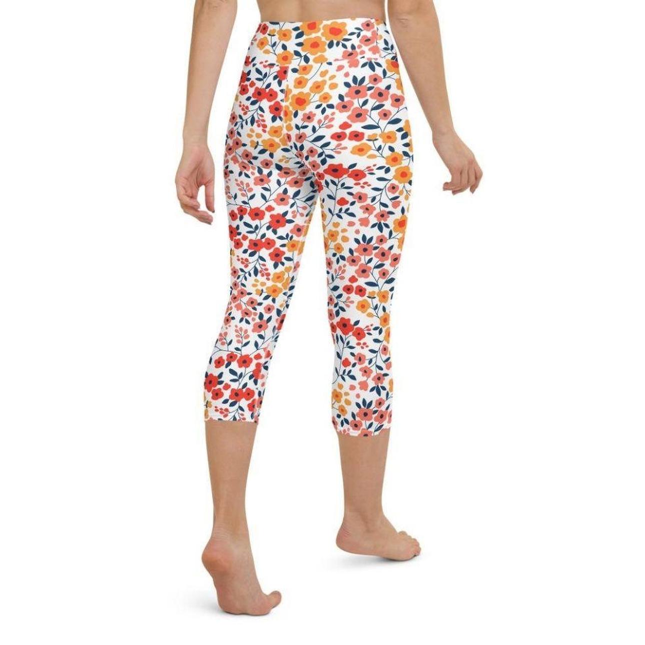 Floral Warmth Yoga Capris
