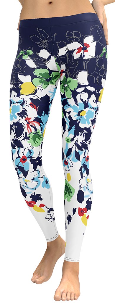 Flower Drawings Leggings