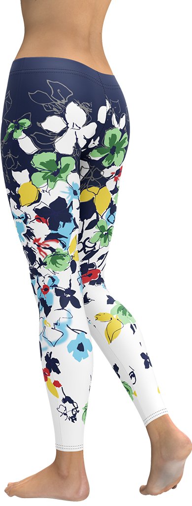 Flower Drawings Leggings