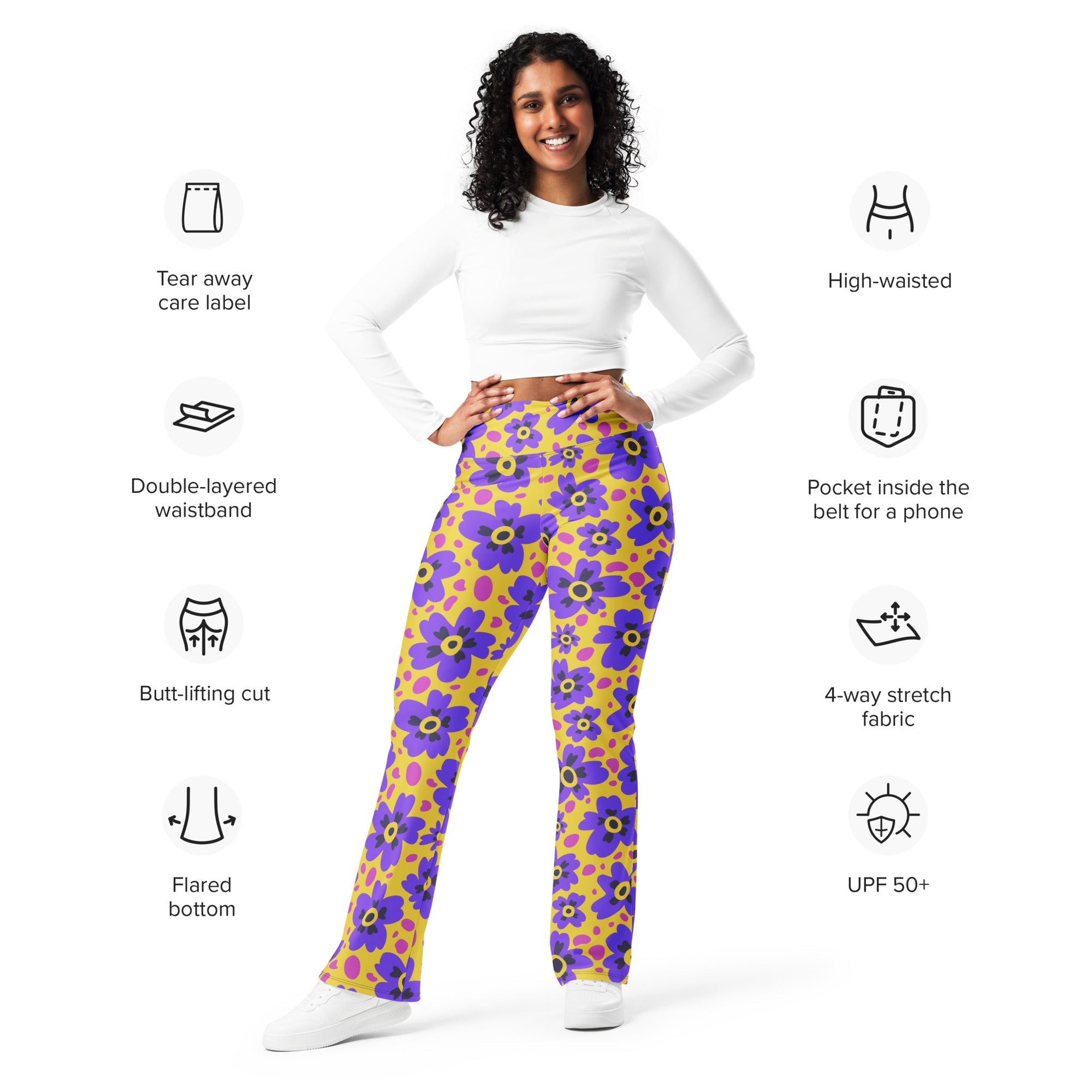 Flower Fizz Flare Leggings