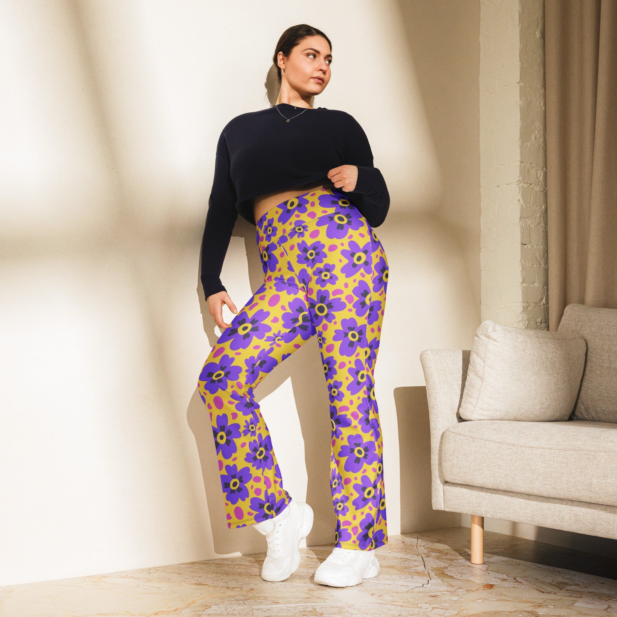 Flower Fizz Flare Leggings