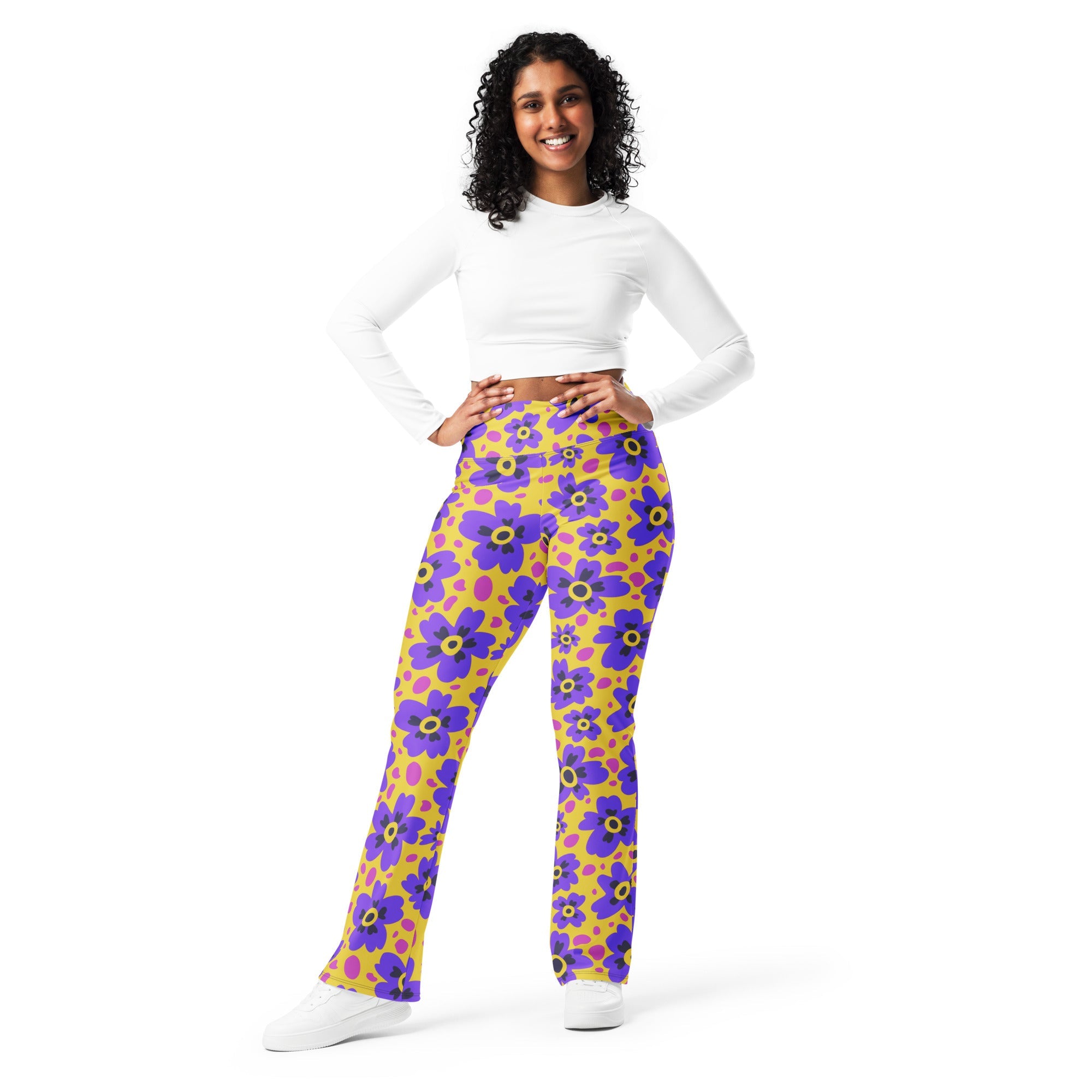 Flower Fizz Flare Leggings