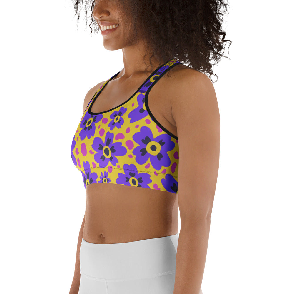 Flower Fizz Sports Bra