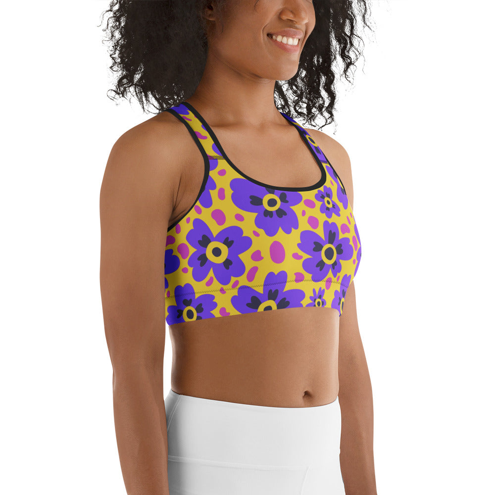 Flower Fizz Sports Bra