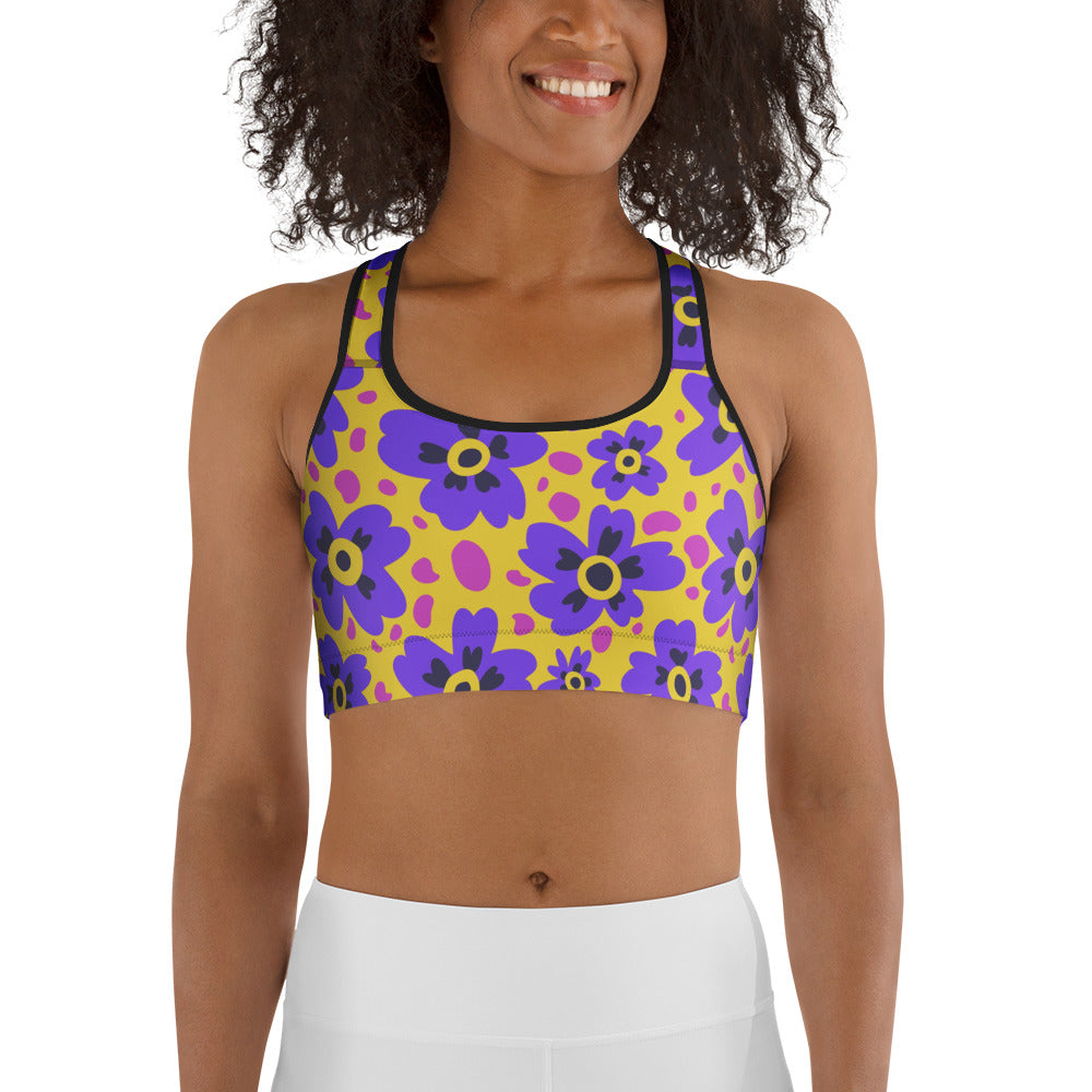 Flower Fizz Sports Bra