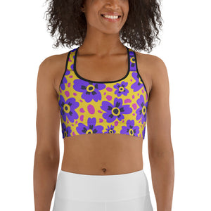 Flower Fizz Sports Bra