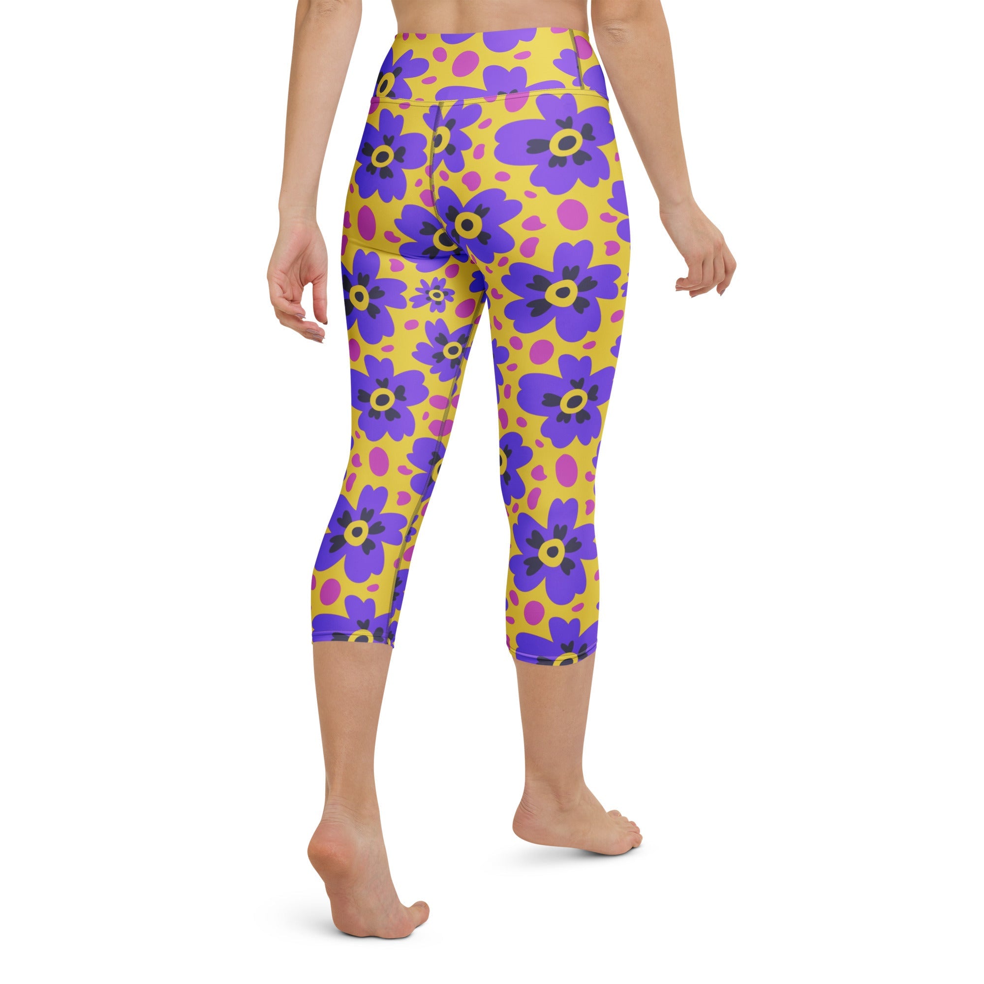 Flower Fizz Yoga Capris