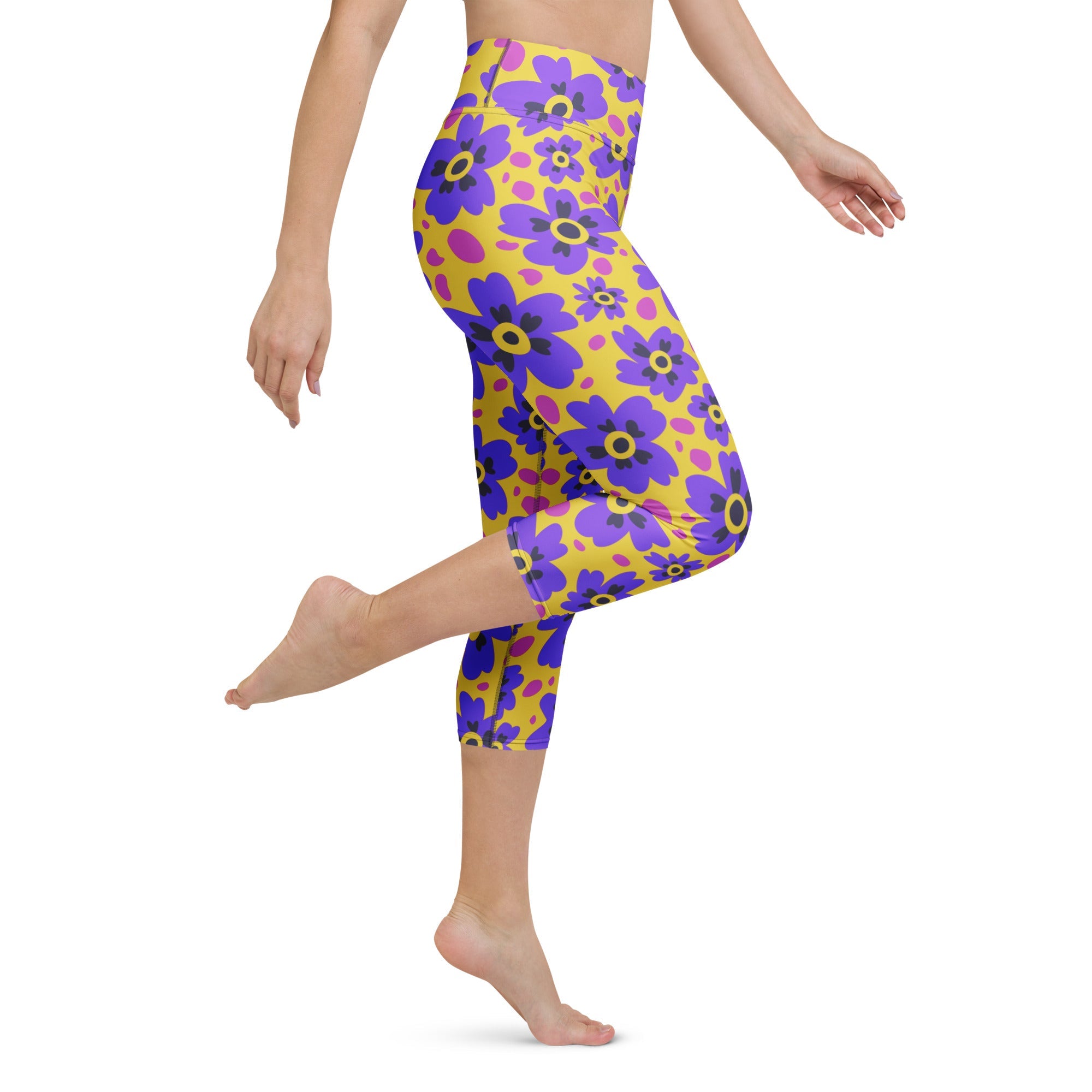 Flower Fizz Yoga Capris