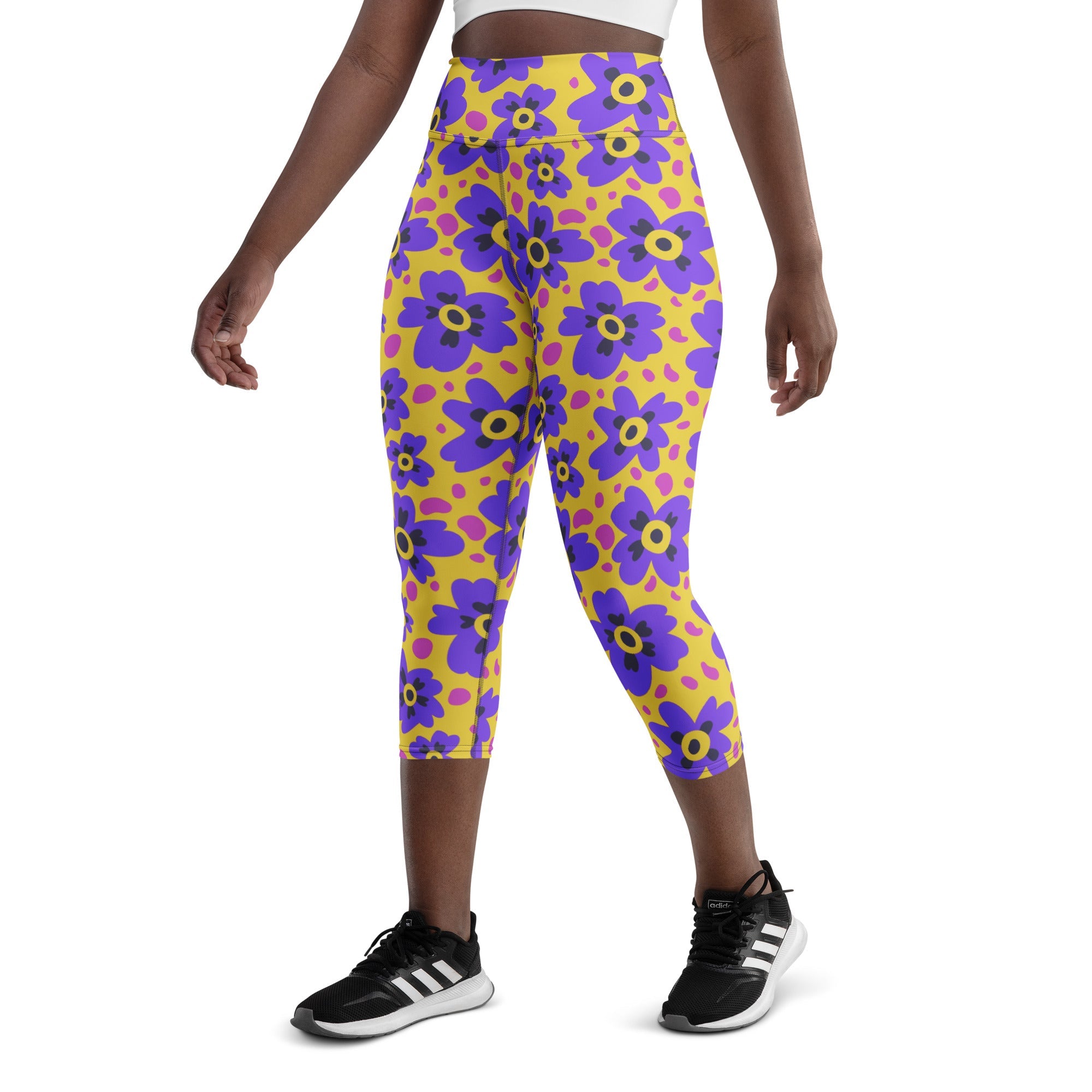 Flower Fizz Yoga Capris