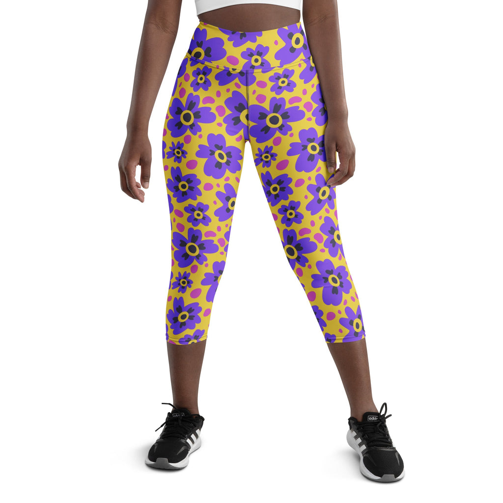Flower Fizz Yoga Capris