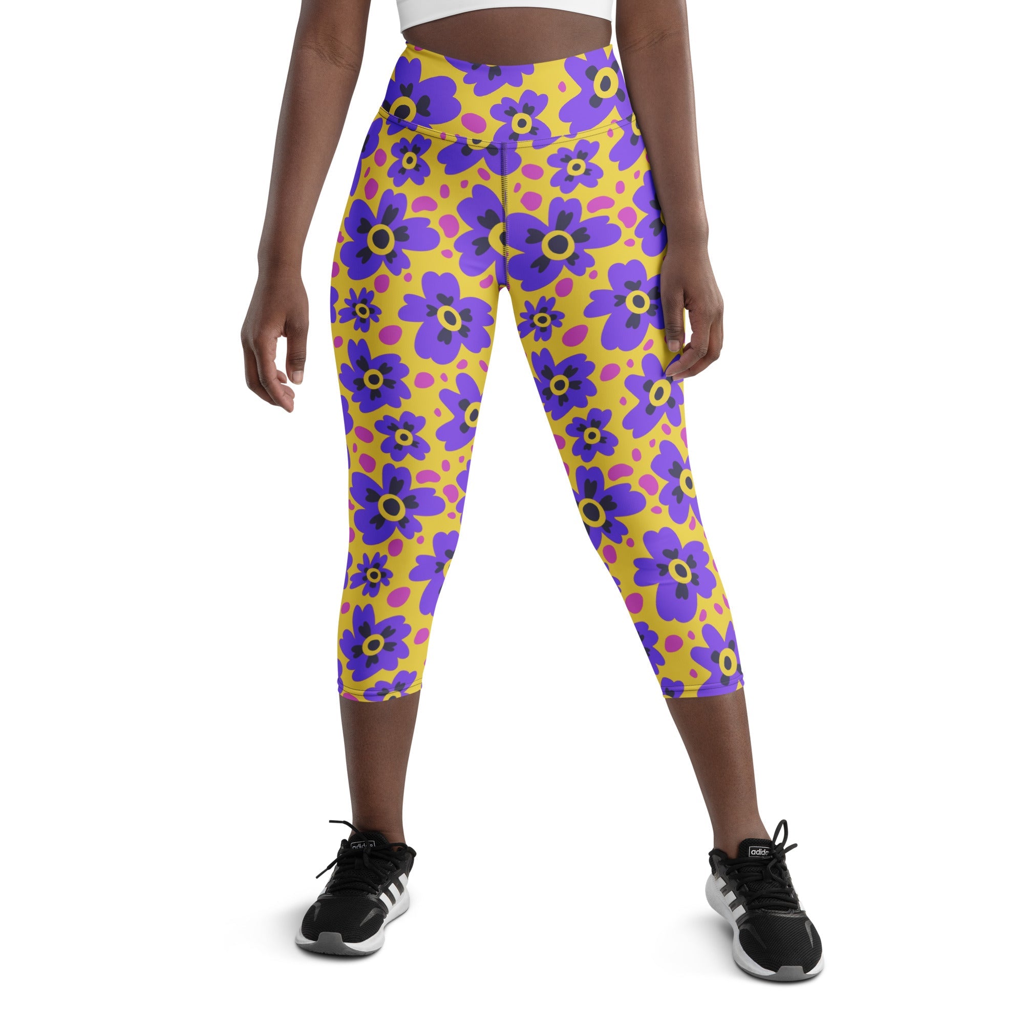Flower Fizz Yoga Capris