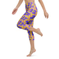 Flower Fizz Yoga Capris