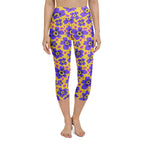 Flower Fizz Yoga Capris