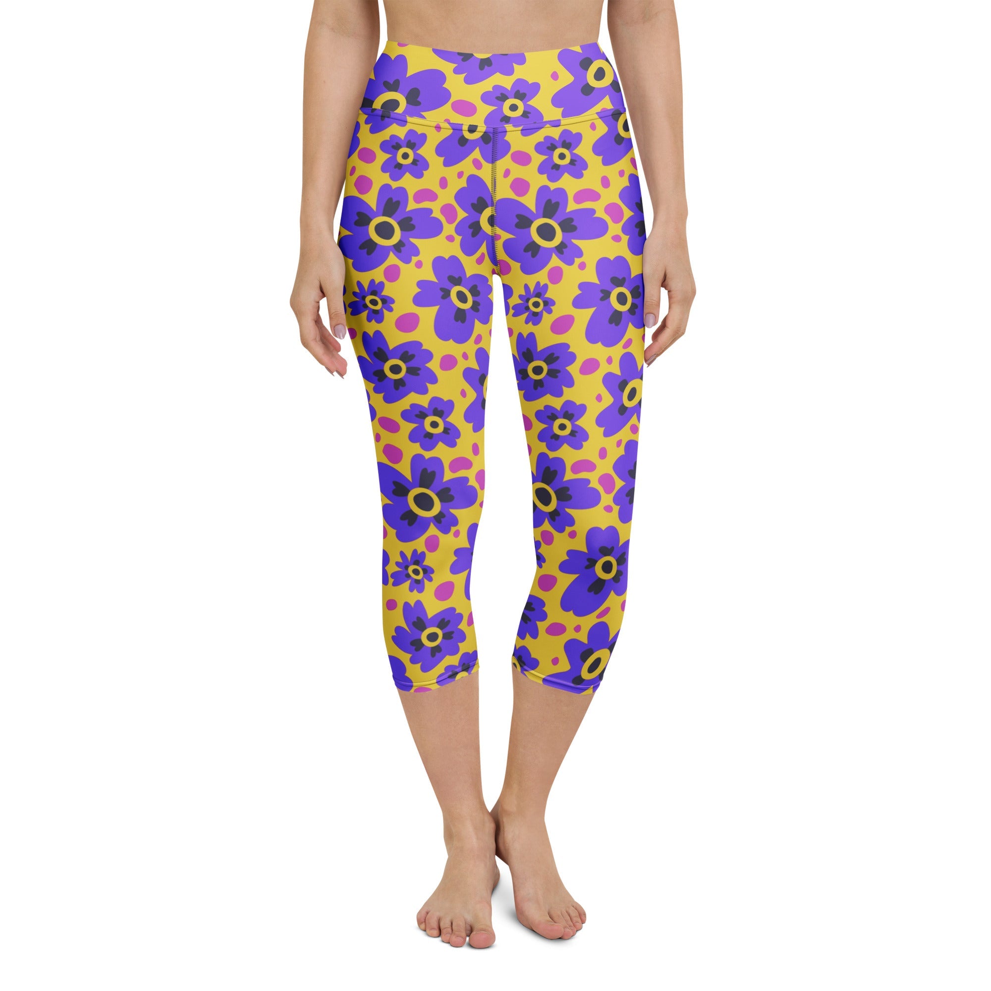 Flower Fizz Yoga Capris