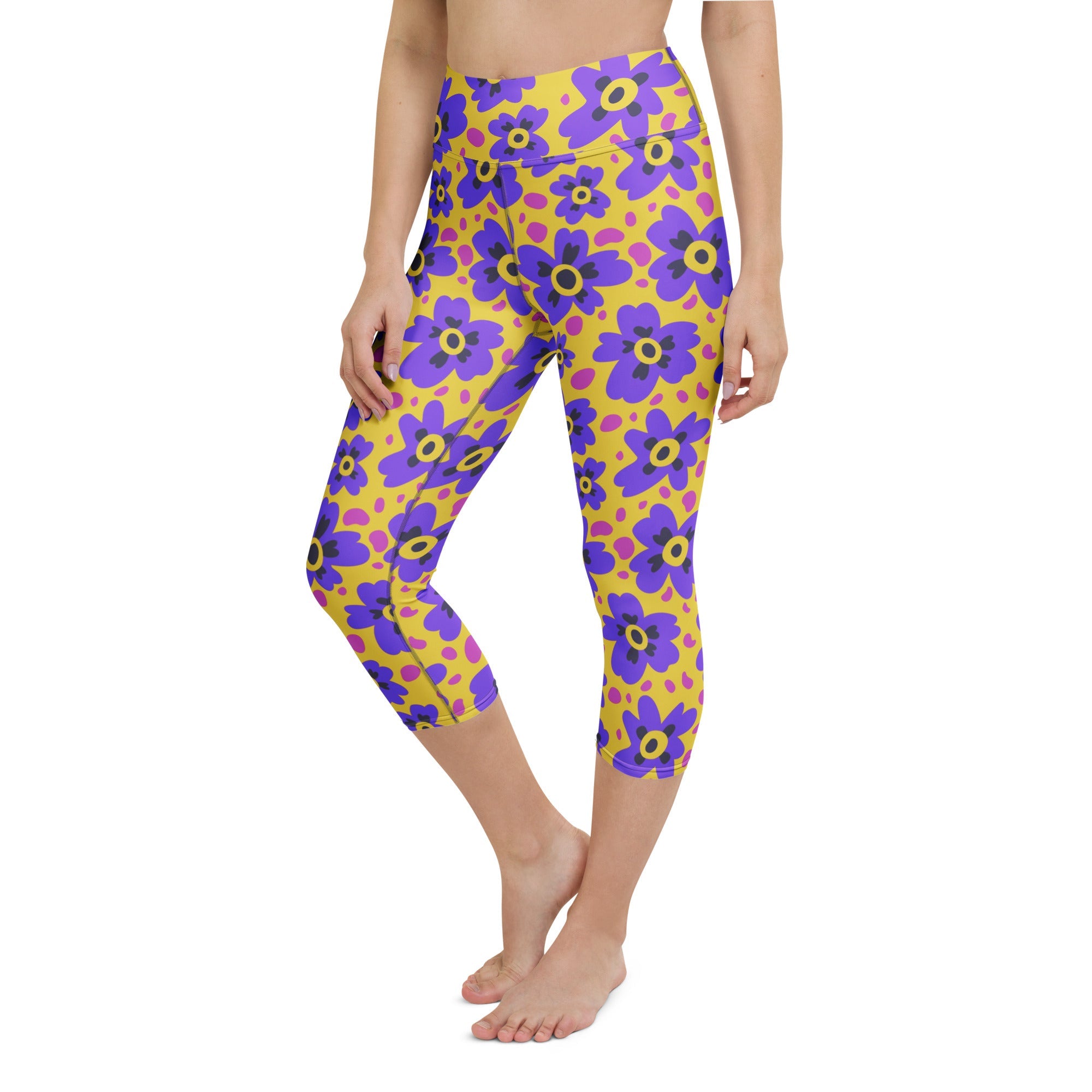 Flower Fizz Yoga Capris