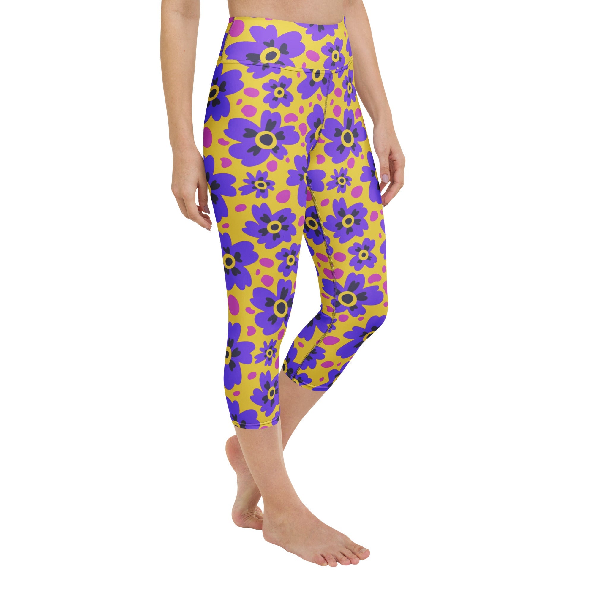 Flower Fizz Yoga Capris