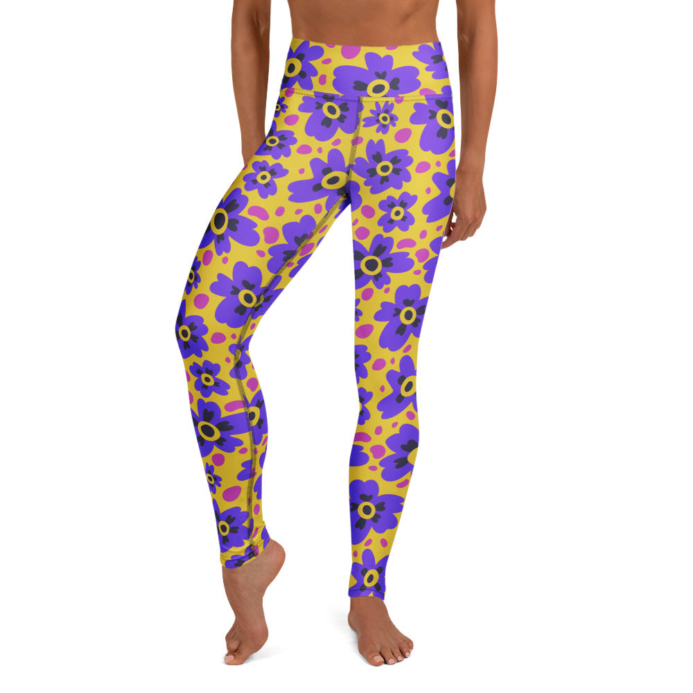 Flower Fizz Yoga Leggings