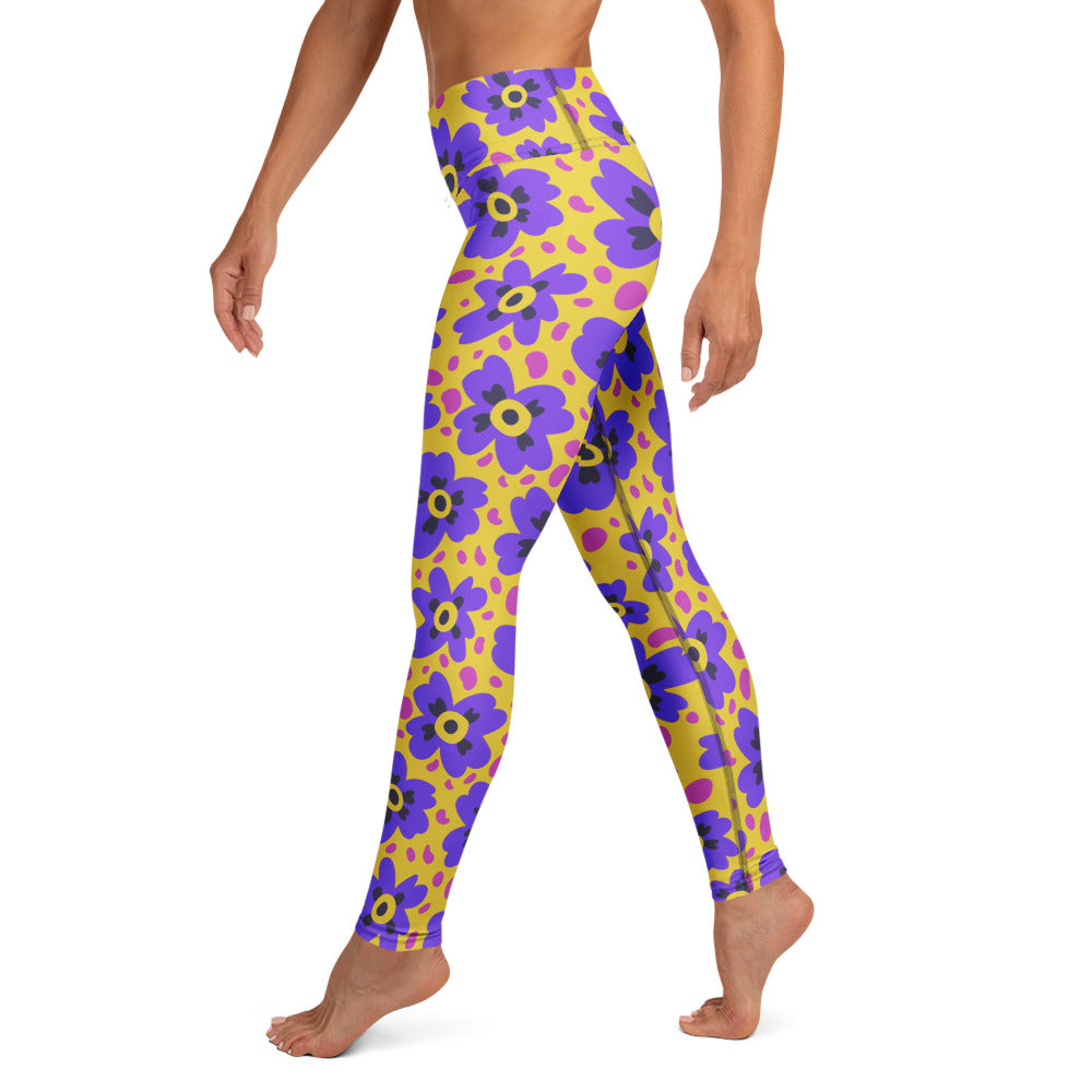 Flower Fizz Yoga Leggings
