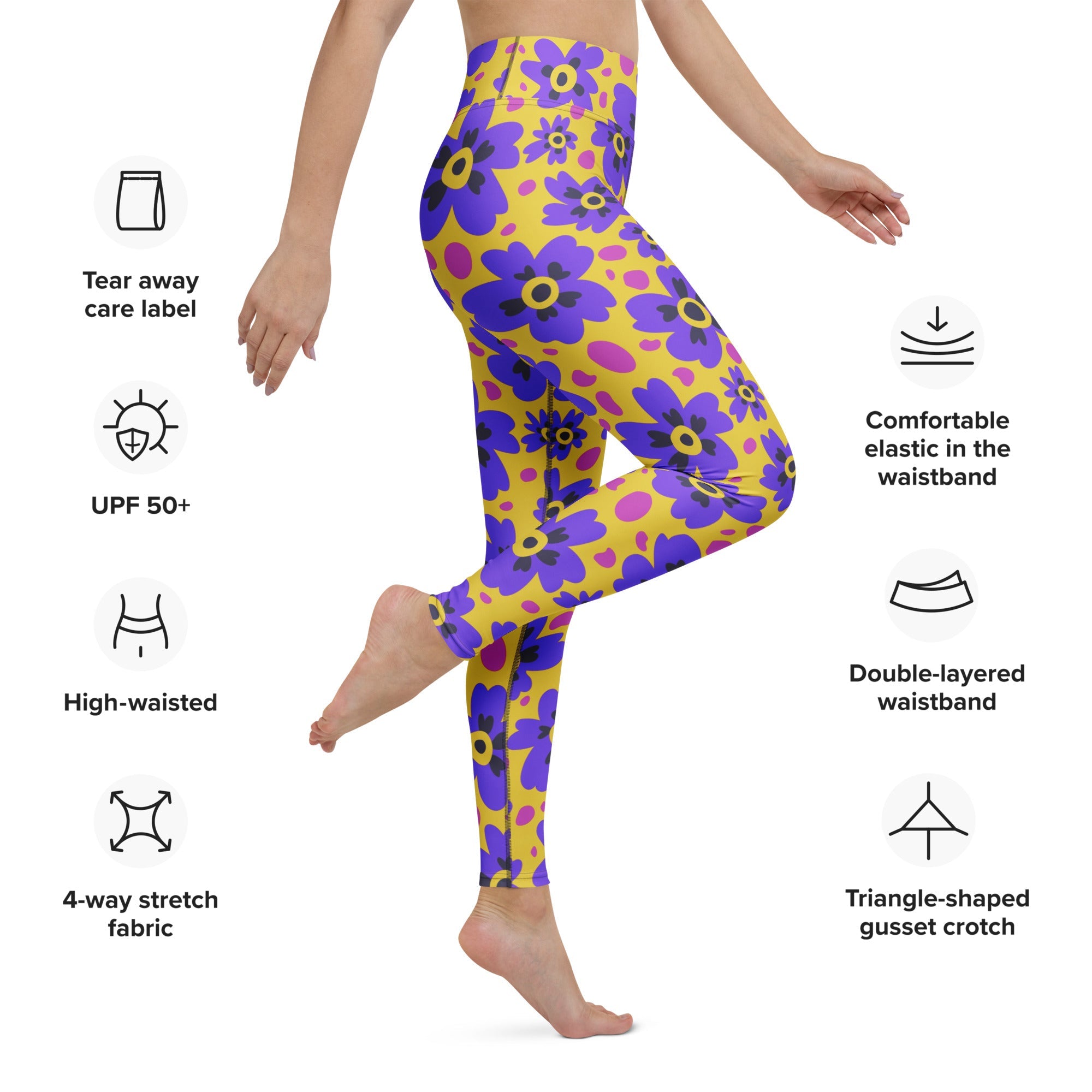 Flower Fizz Yoga Leggings