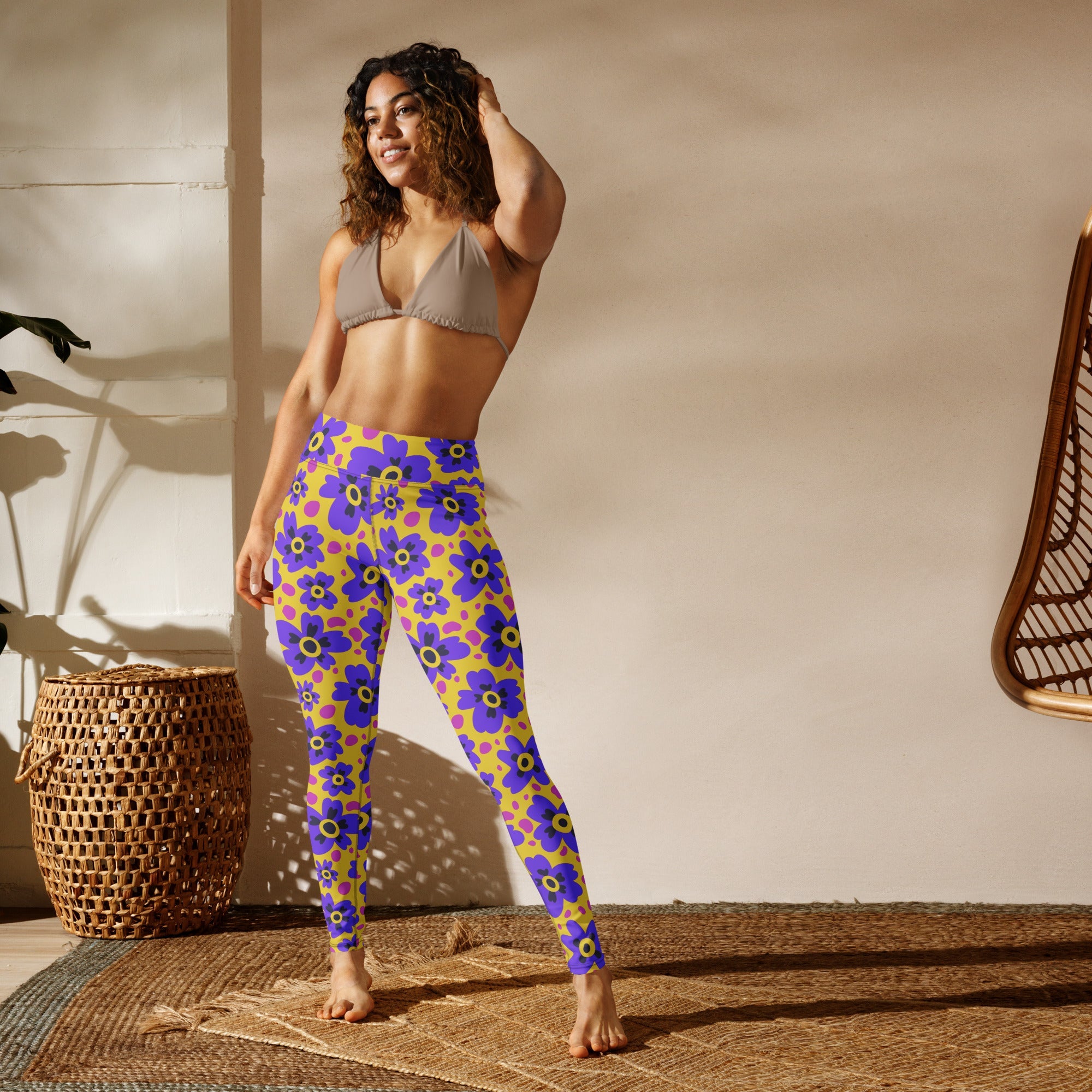 Flower Fizz Yoga Leggings
