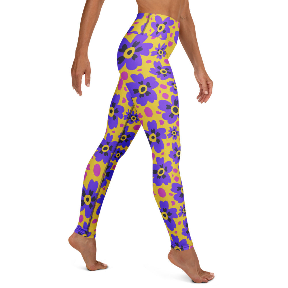 Flower Fizz Yoga Leggings