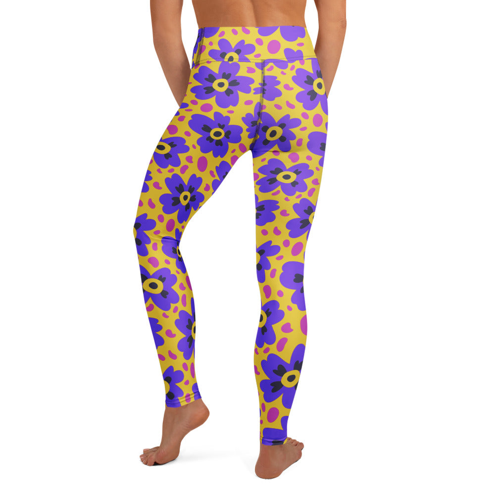 Flower Fizz Yoga Leggings