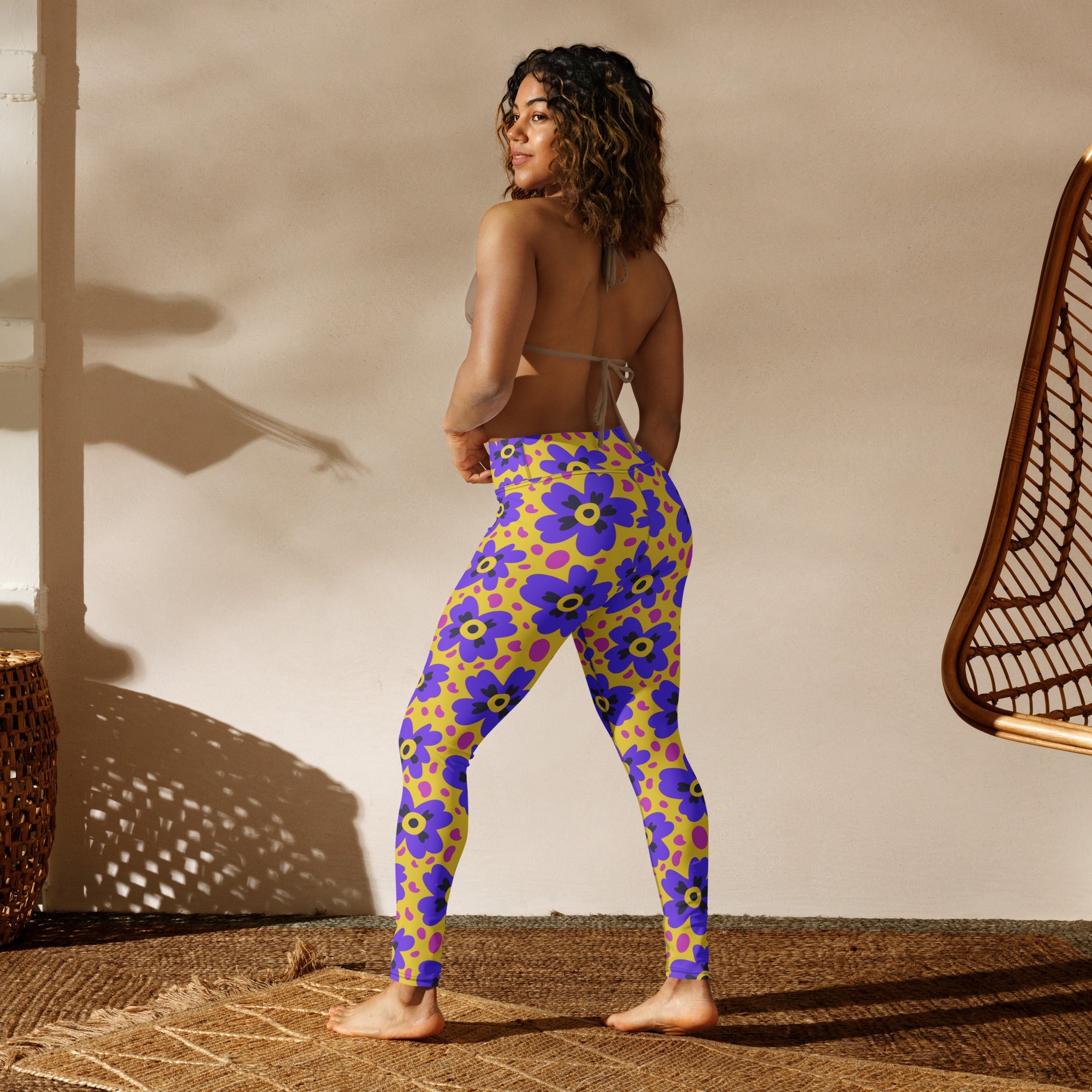 Flower Fizz Yoga Leggings