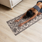 Flower Lace Print Yoga Mat