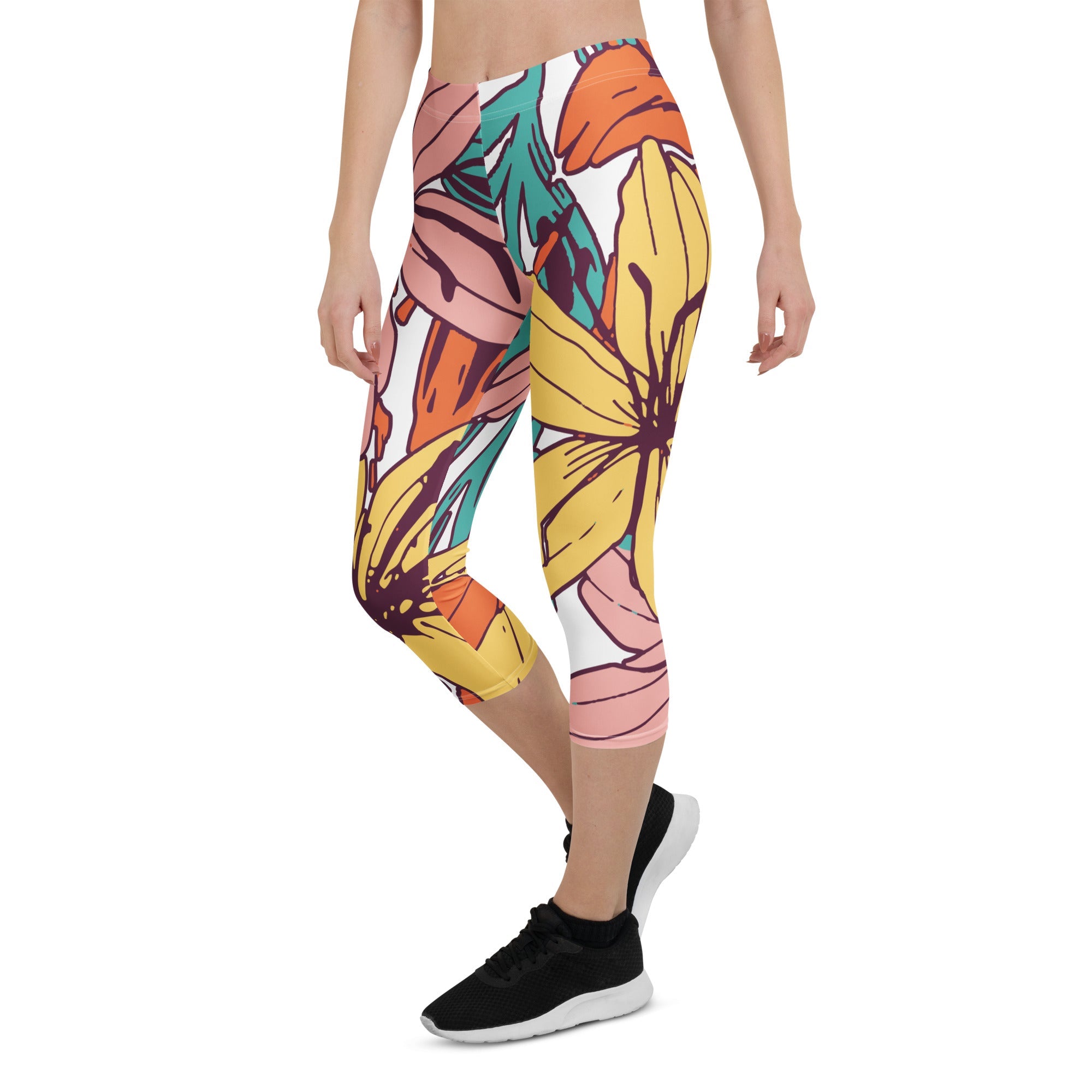 Flower Love Capris