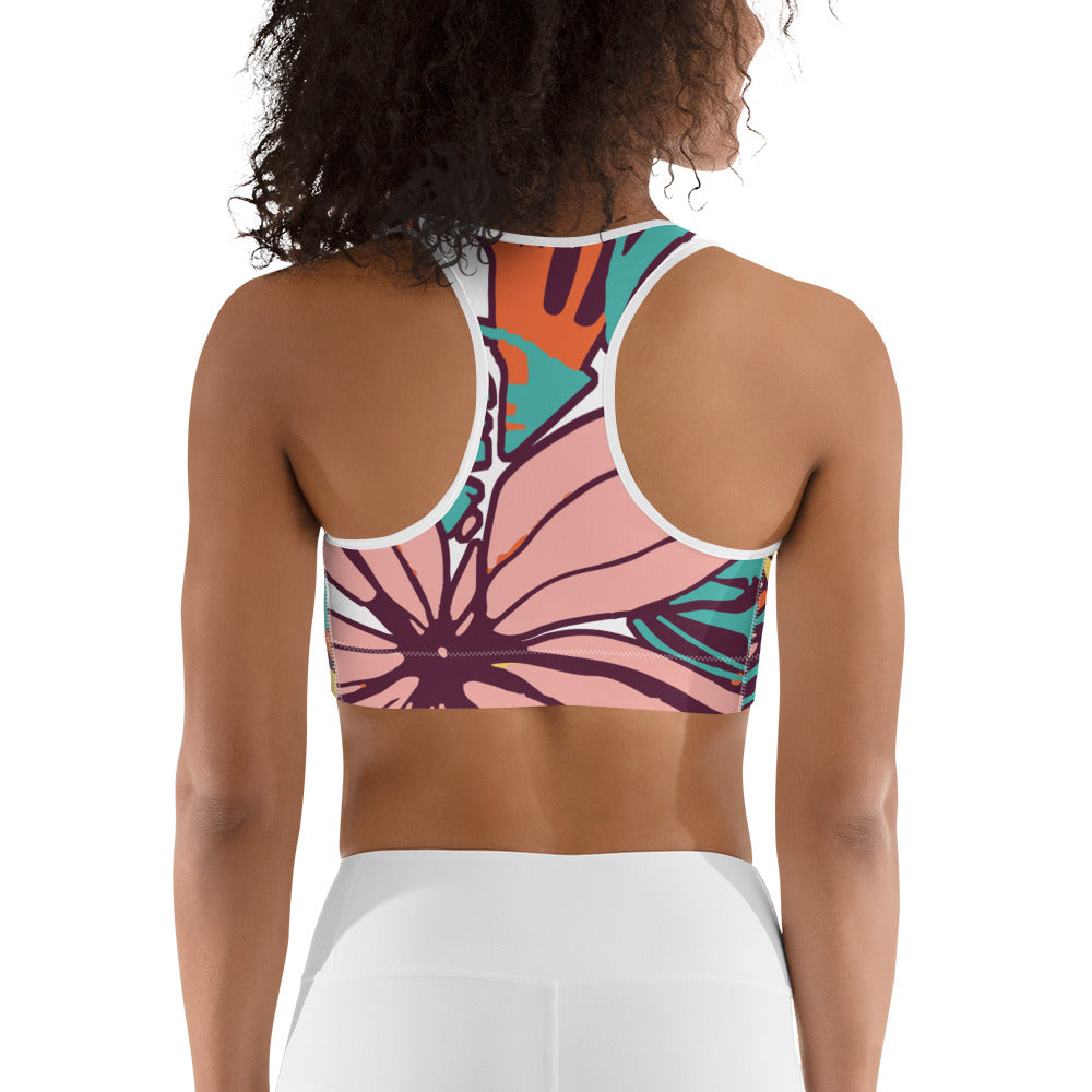 Flower Love Sports Bra