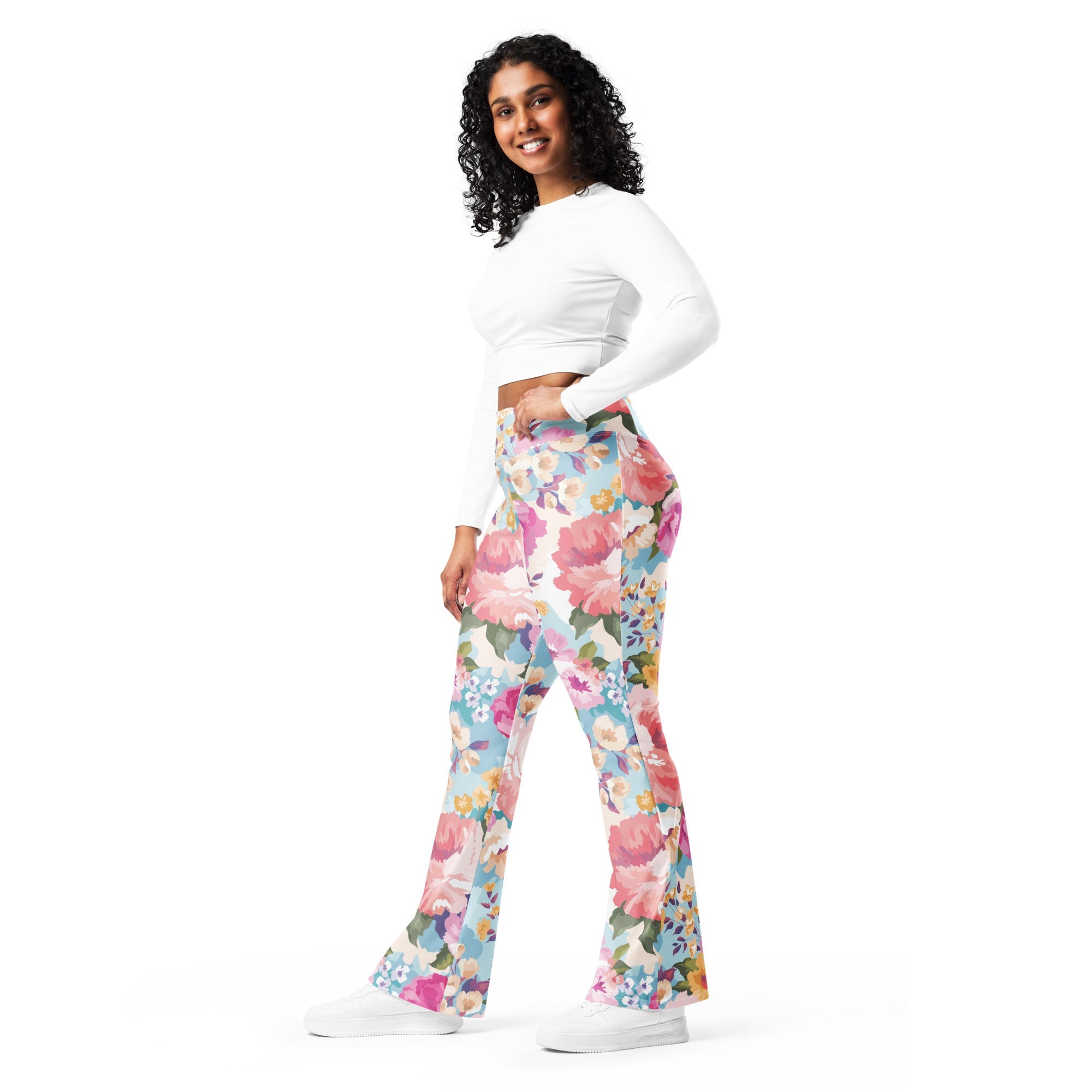 Flower Power Flare Leggings