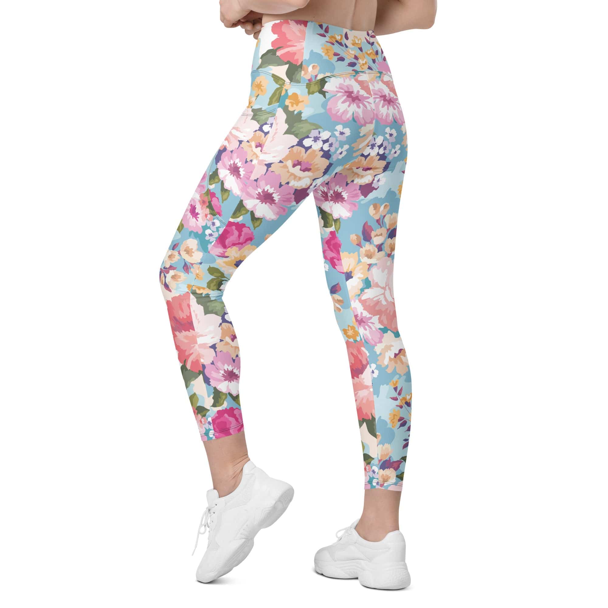 Flower Power Leggings With Pockets