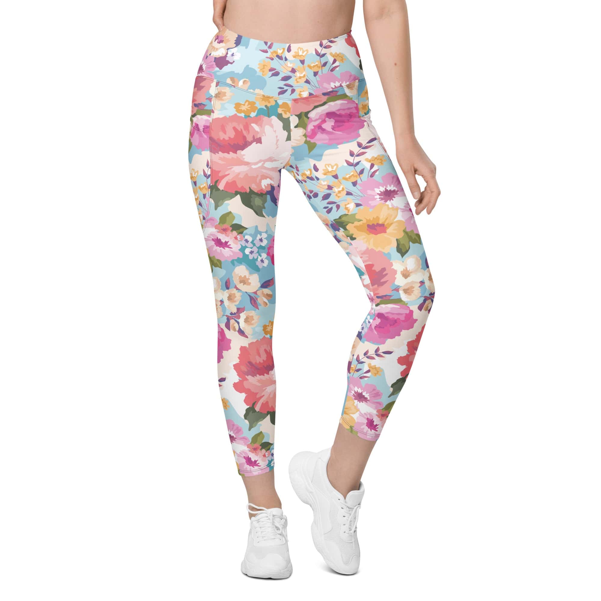 Flower Power Leggings With Pockets