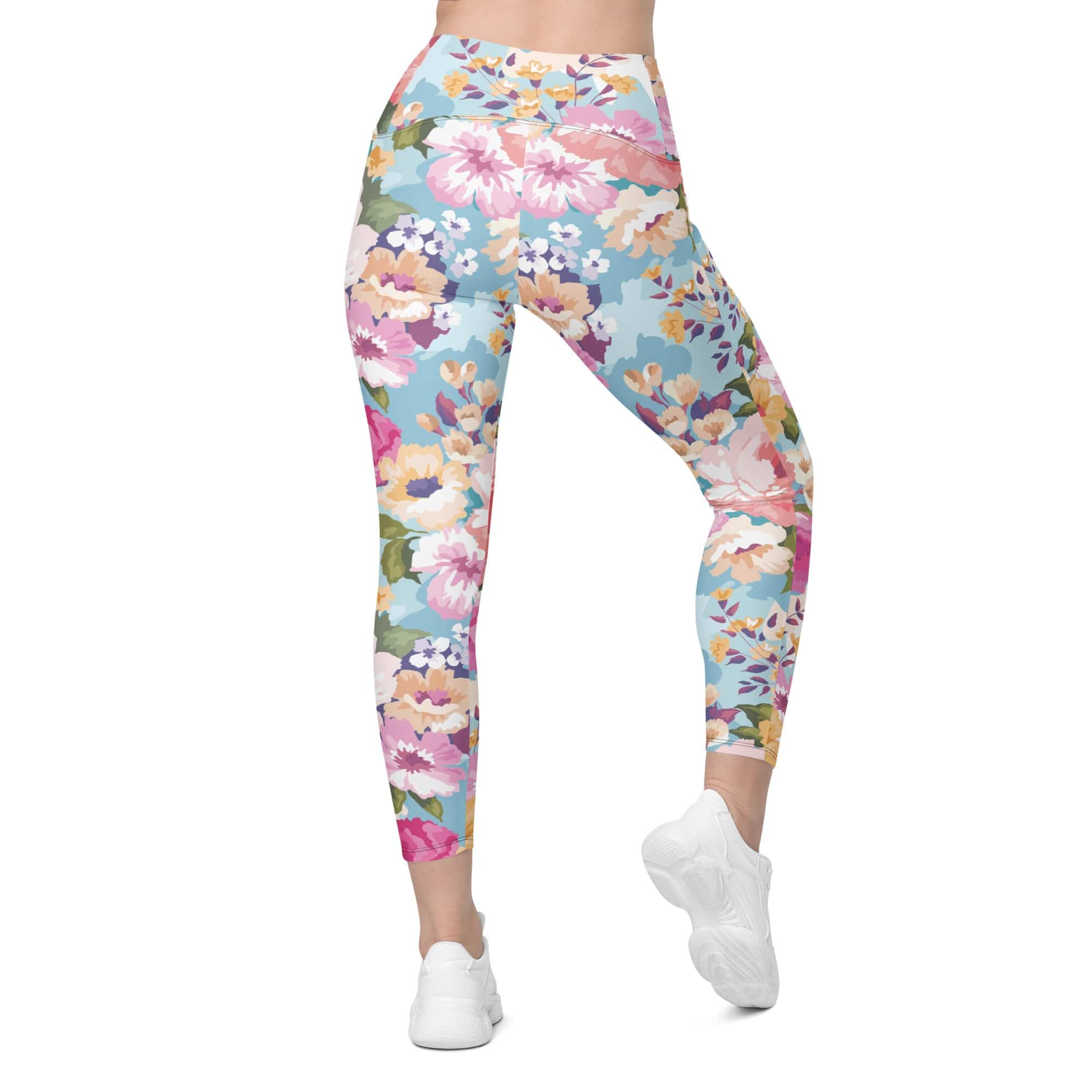 Flower Power Leggings With Pockets
