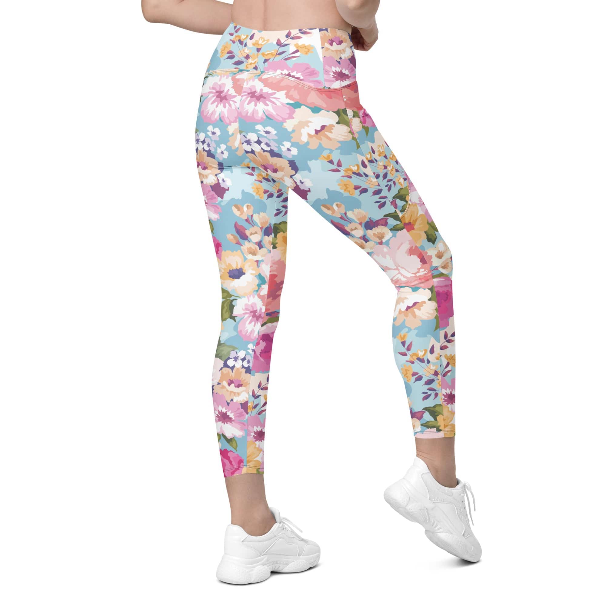 Flower Power Leggings With Pockets