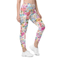 Flower Power Leggings With Pockets
