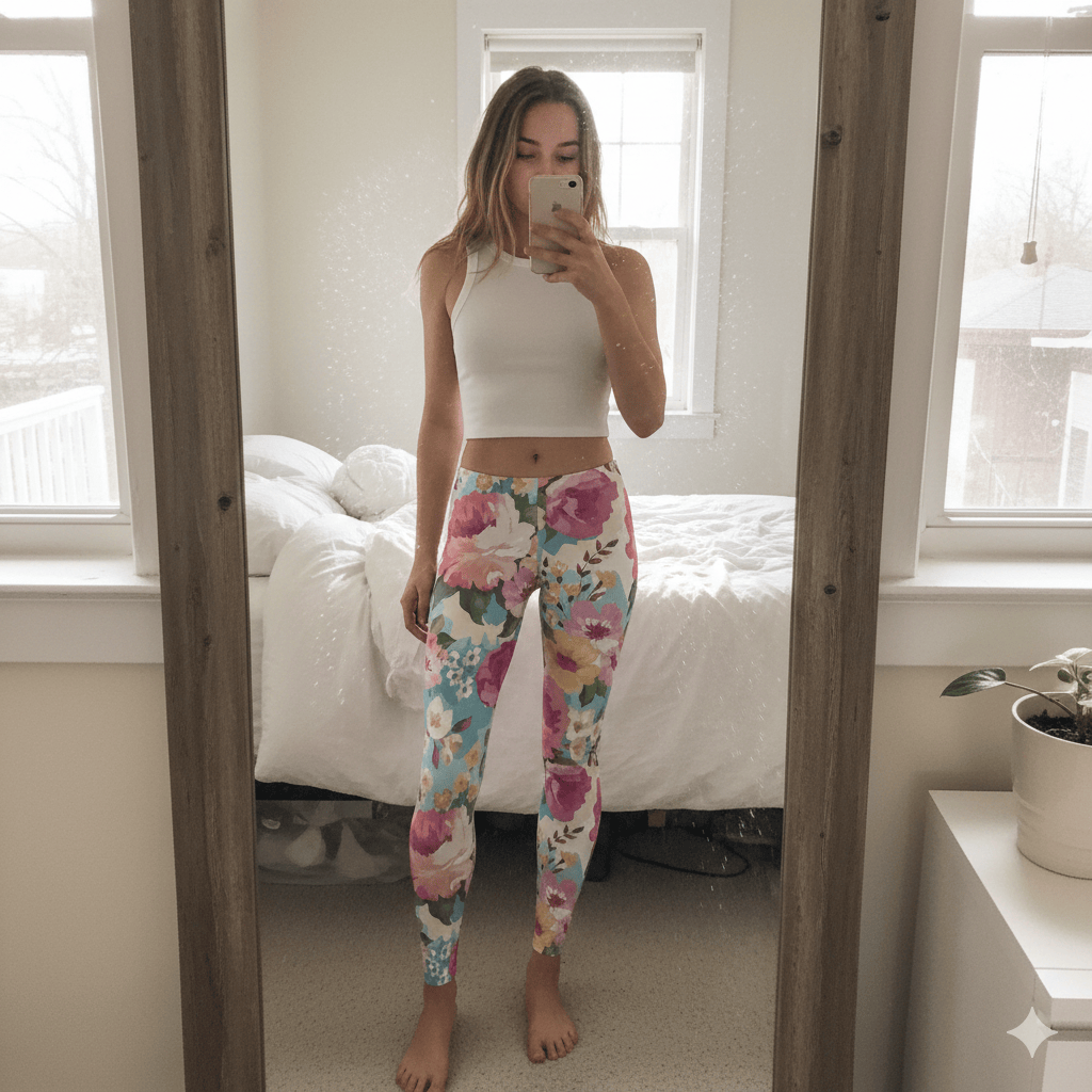 Flower Power Yoga Leggings