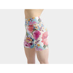Flower Power Yoga Shorts