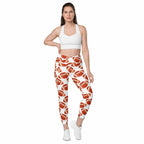 Football Fever Crossover Leggings With Pockets