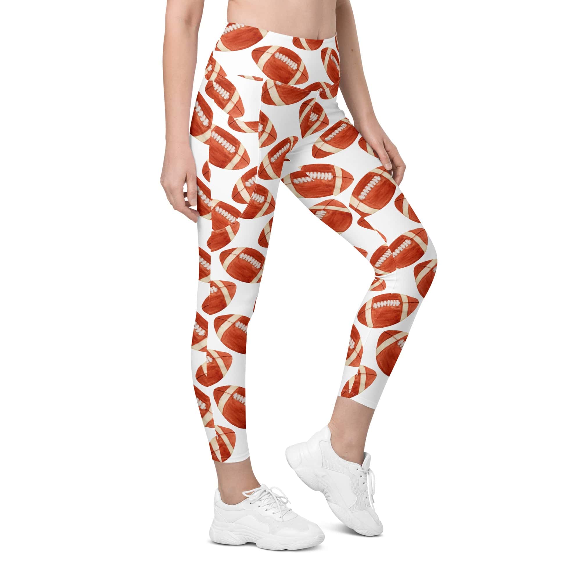 Football Fever Leggings With Pockets