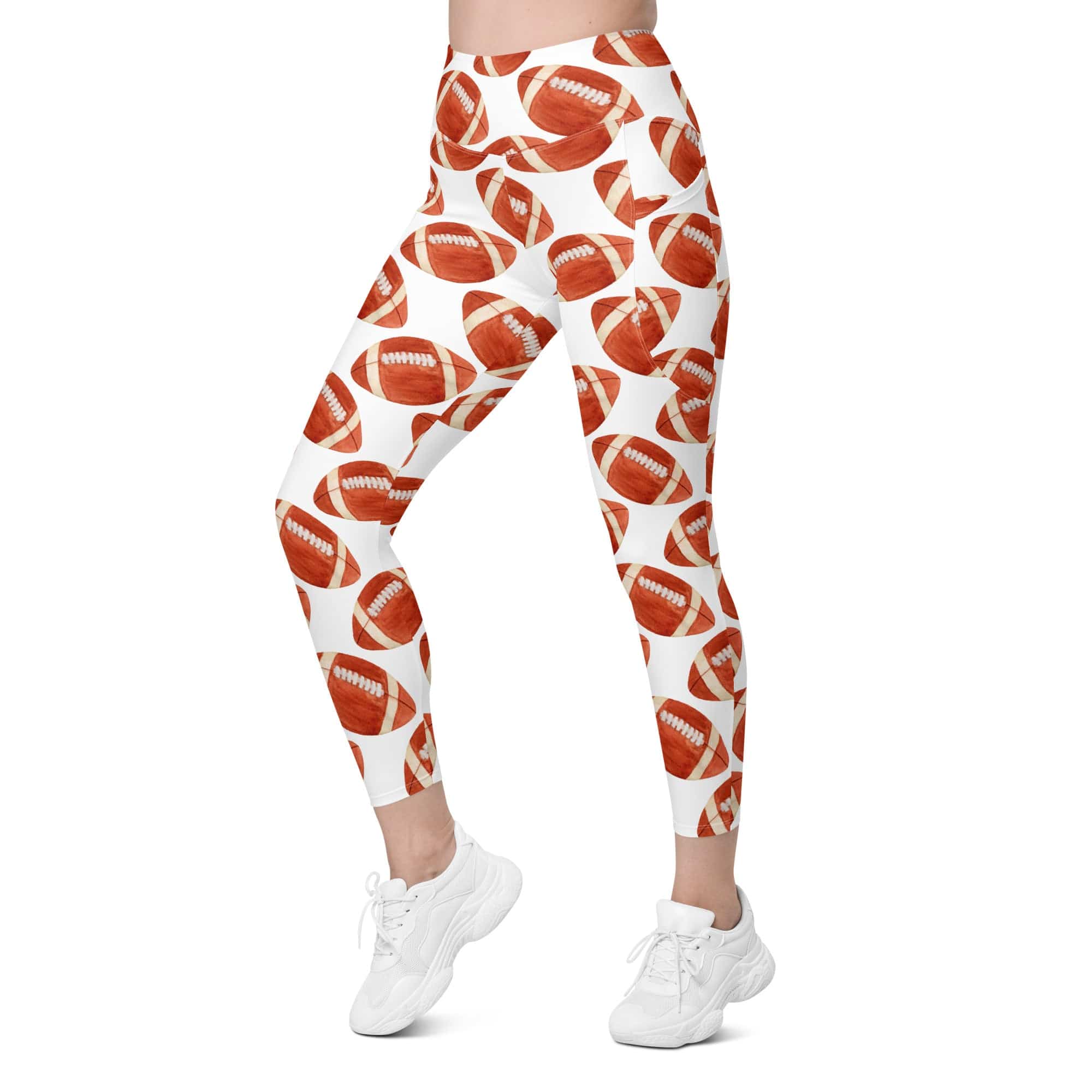 Football Fever Leggings With Pockets
